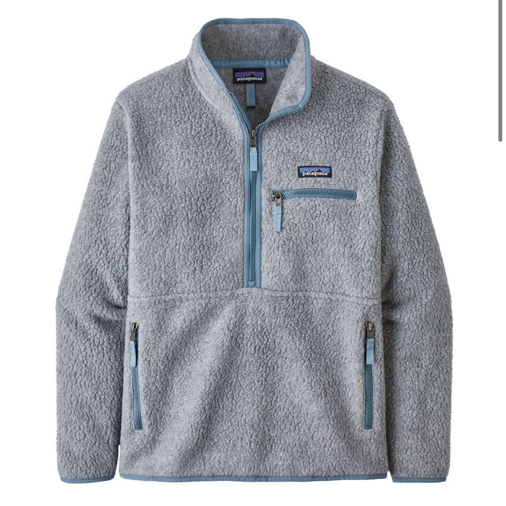 Patagonia Retro Pile Fleece Marsupial (SALT GREY W/LIGHT PLUME GREY)
